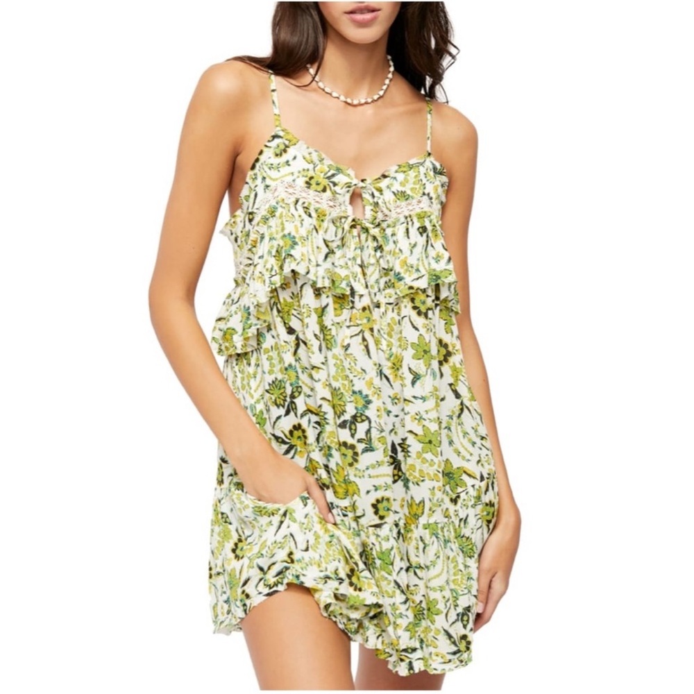 NWTA Free People Take Me With You Mini Dress